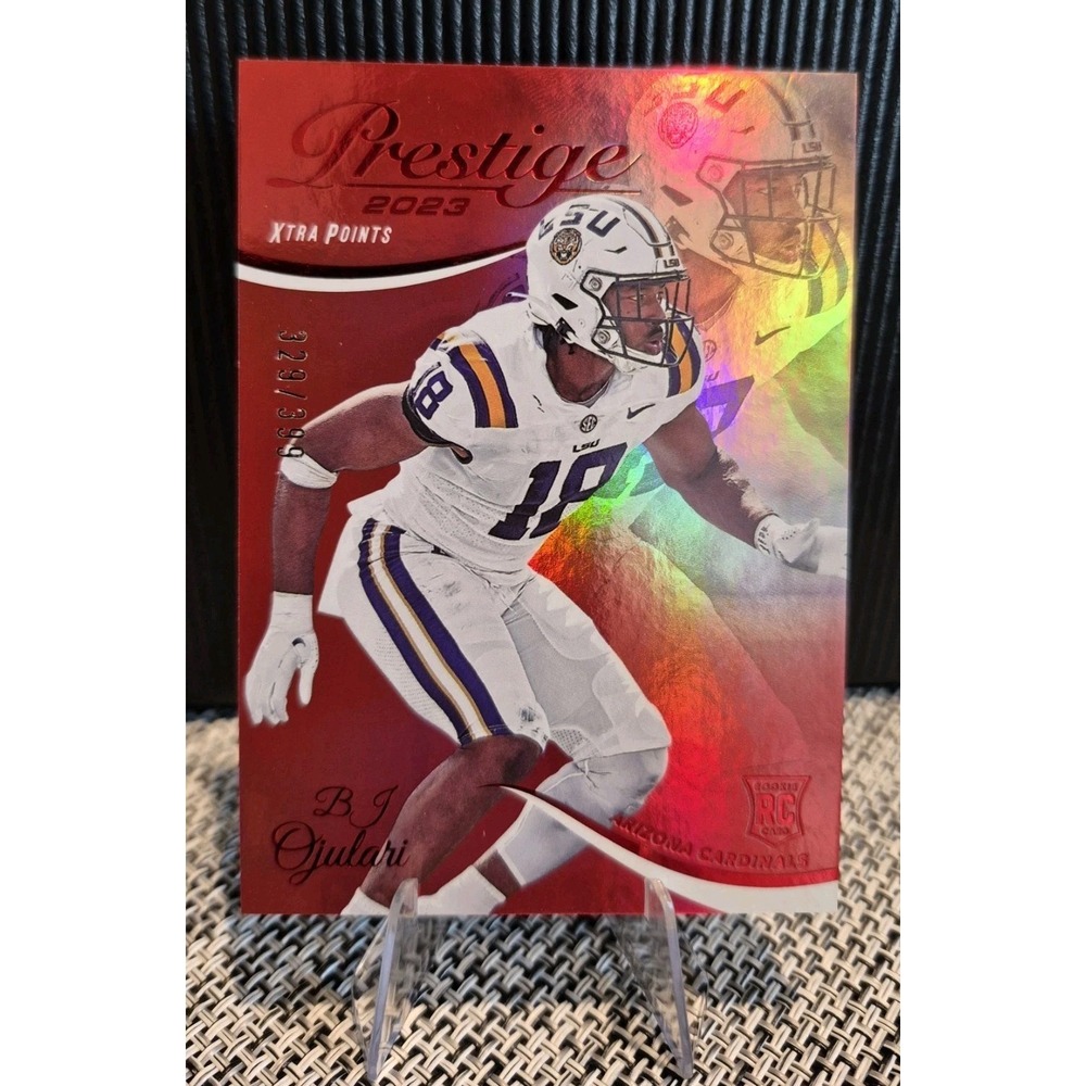 2023 Panini Prestige Rookies BJ Ojulari #305 Xtra Points Red /499 (RC) Cardinals